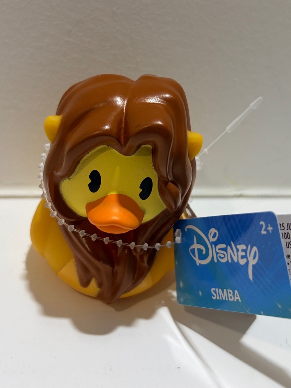 Disney Duckalooz Simba The Lion King Rubber Duck NWT